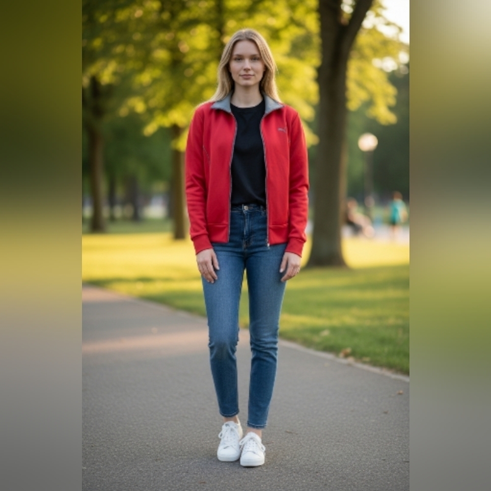 Puma Women's Size Small Drifit Full Zip Jacket